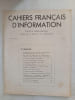 Cahiers fran&ccedil;ais d'information n&ordm;3 06/03/1945. 
