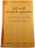 Ich will deutsch sprechen. Maurice Bouchez