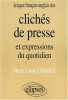 Lexique anglais/français des clichés de presse et expressions du quotidien. Chable  Marie-Laure