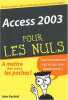 Access 2003 pour les nuls. Kaufeld John