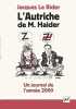 L' Autriche de M. Haider : Un journal de l'année 2000. Le Rider Jacques