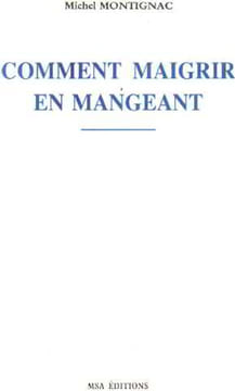 Comment maigrir en mangeant. Montignac Michel
