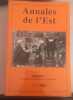 Annales de l'Est N°1 2002 - Dossier: Livres et Lecteurs en Lorraine. Annales De L'est