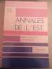 Annales De L'est 5e série 39e année N°2/1987 Revue trimestrielle. Annales De L'est