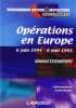 Operation en Europe 6 Juin 1944-8 Mai 1945. Eisenhower