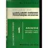 COURS DE MATHEMATIQUES SUPERIEURES - ENSEIGNEMENT TECHNIQUE 1 - ANALYSE FONCTION D'UNE VARIABLE REELLE. P. TUILLIER