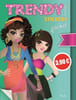 Trendy model stickers pocket : Bleu turquoise. Russo Valentina
