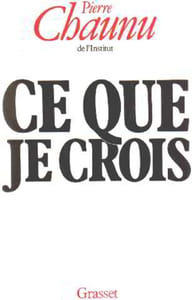 Ce que je crois