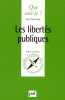 Les Libertes Publiques. Morange Jean