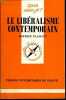 Le libéralisme contemporain. Flamant Maurice