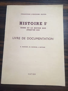 HISTOIRE 5e ROME ET LE MOYEN AGE JUSQU'EN 1328