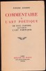 Commentaire à l'art poétique de Paul Claudel avec le texte de "L'art poétique". Pierre Angers