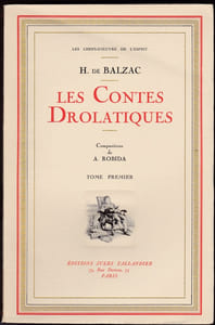 Les contes drolatiques 3 volumes