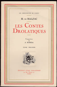 Les contes drolatiques 3 volumes