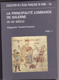 La principauté lombarde de Sa lerne - IXe-XIe siècle

Ecole française de Rome -152