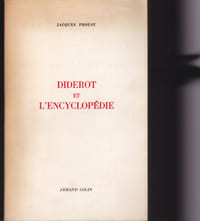 Diderot et l'encyclopédie
Editeur Armand Colin 1962