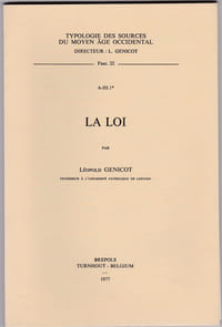 La loi

(Typologie des sources du Moyen-âge occidental )

Brepols