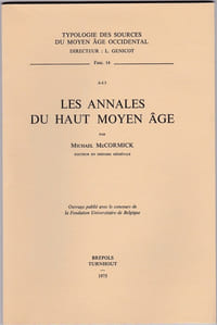 Les annales du haut moyen-âge -
Typologie des sources du Moyen-âge occidental
Brepols