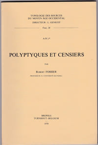 Polyptiques et censiers - (Typologie des sources du moyen-âge occidental) -Brepols