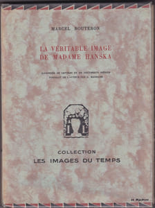 La véritable image de Madame Hanska -

Editions Lafina