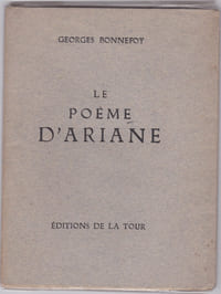 Le poème d'Ariane

-Editions de la Tour