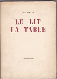 Le lit la table