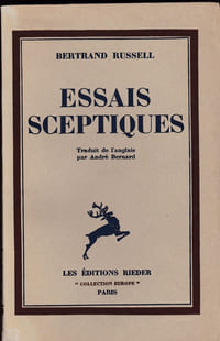 Essais sceptiques -
Editions Rieder