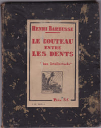 Le couteau entre les dents - Aux intellectuels