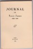 Journal (1928-1929). Francis Jammes