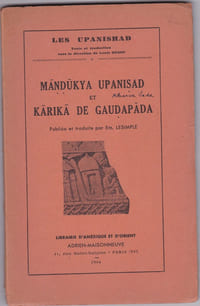 Manduka upanisad et Karika de Gaudapada