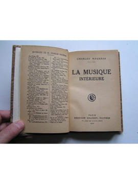 La musique intérieure.. Charles Maurras