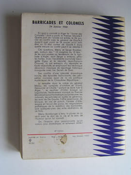 Barricades et colonels. 24 janvier 1960. Merry et Serge Bromberger