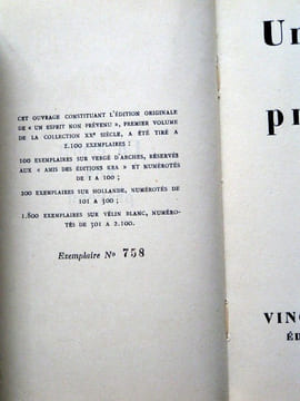 Un esprit non prévenu. André Gide
