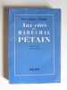 Aux côtés du Maréchal Pétain. Souvenirs (1940 - 1944). Vice - Amiral Jean Fernet