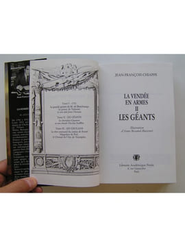La Vendée en armes. Complet des trois volumes. Jean-François Chiappe