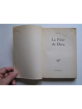 La pitié de Dieu.. Jean Cau
