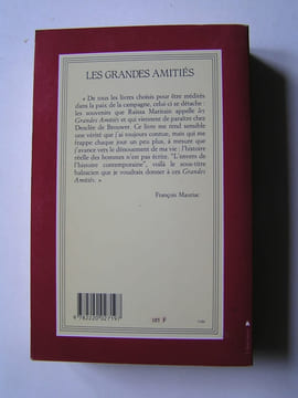 Les grandes amitiés.. Raïssa Maritain