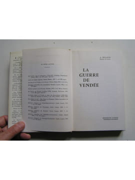 La guerre de Vendée.. Chanoine Auguste Billaud