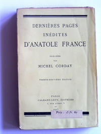 Dernières pages inédites