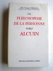 La philosophie de la personne chez Alcuin. Abbé Vincent Serralda