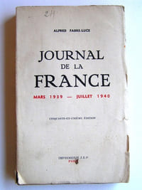 Journal de la France. Mars 1939 - juillet 1940