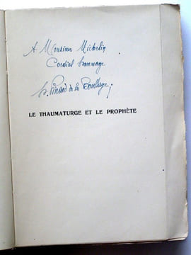 Jésus Messie. Le thaumaturge et le prophète.. Père H. Pinard de La Bouillaye