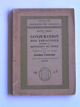 Conjuration des Espagnols contre la République de Venise.. Saint-Réal