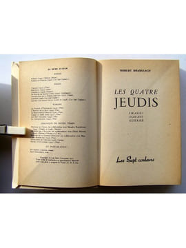 Les quatre jeudis. Images d'avant-guerre. Robert Brasillach