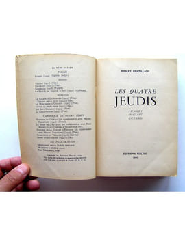 Les quatre jeudis. Images d'avant-guerre. Robert Brasillach