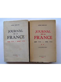 Journal de la France. Tome 1: Mars 1939 - juillet 1940 & Tome 2: Aout 1940 - avril 1942