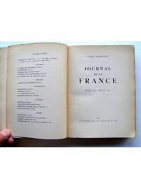 Journal de la France. Mars 1939 - Juillet 1940