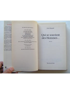 Qui se souvient des hommes.... Jean Raspail