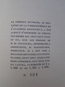 Les oiseaux s'envolent et les fleurs tombent. Complet des deux tomes.. Elémir Bourges
