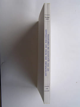 Dictionnaire des noms des personnages du Don Quichotte de Cervantes. Dominique Reyre
